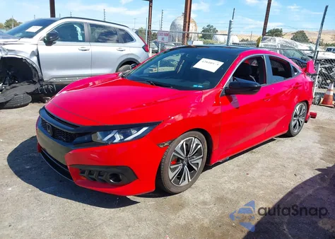 2017 Honda Civic Ex-T из США, поврежденный, VIN 2HGFC1F31HH645094